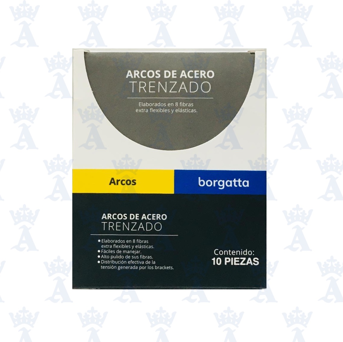 ARCO ACERO TRENZADO .016X.022 SUP C/10