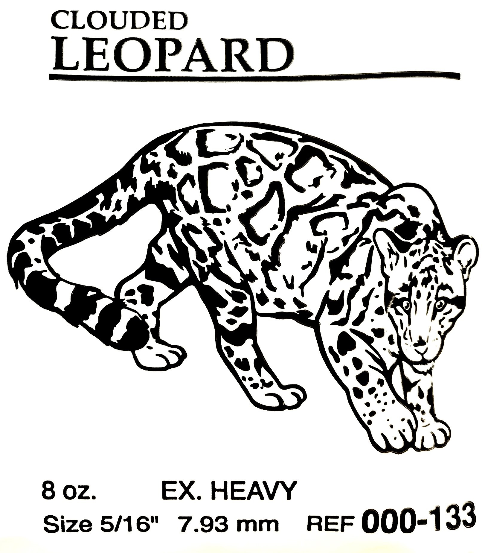 LIGAS EXTRAORALES 8oz 5/16 leopard