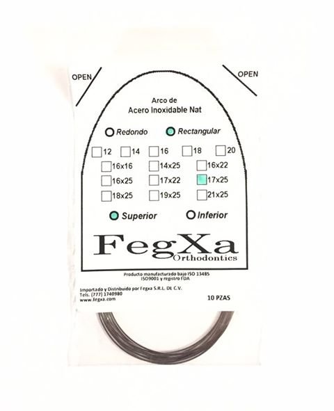 ARCO ACERO FEGXA 17X25 SUP C/10