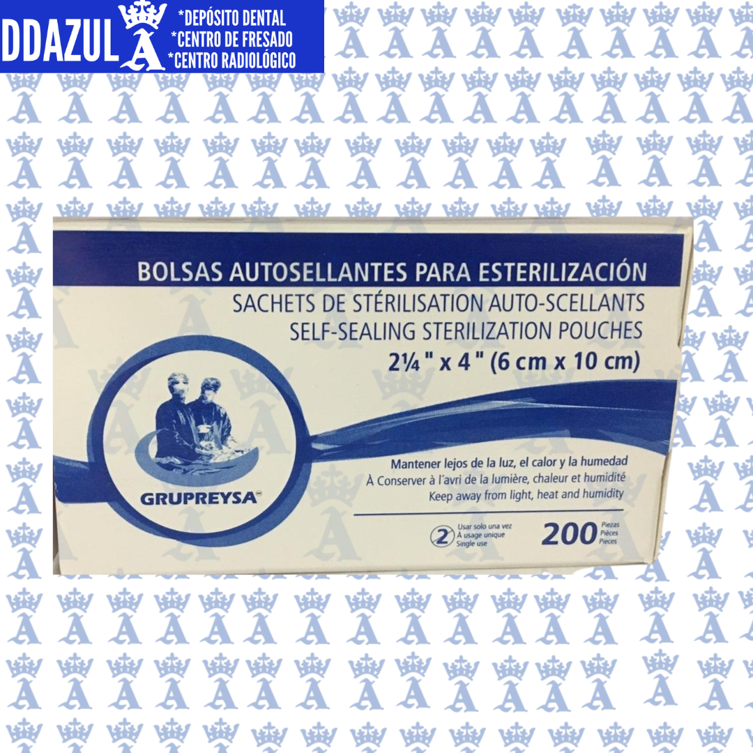 BOLSA ESTERILIZAR 6X10 CAJA C/200