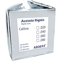 ACETATO RIGIDO .080 C/20 ARDENT