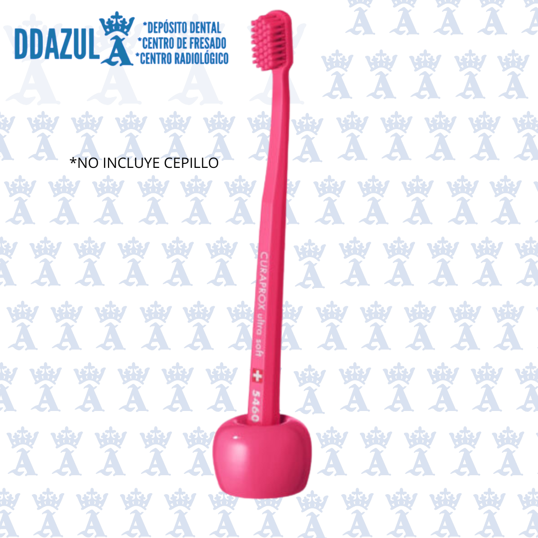 BASE DE CEPILLO DE DIENTES ROSA CURAPROX