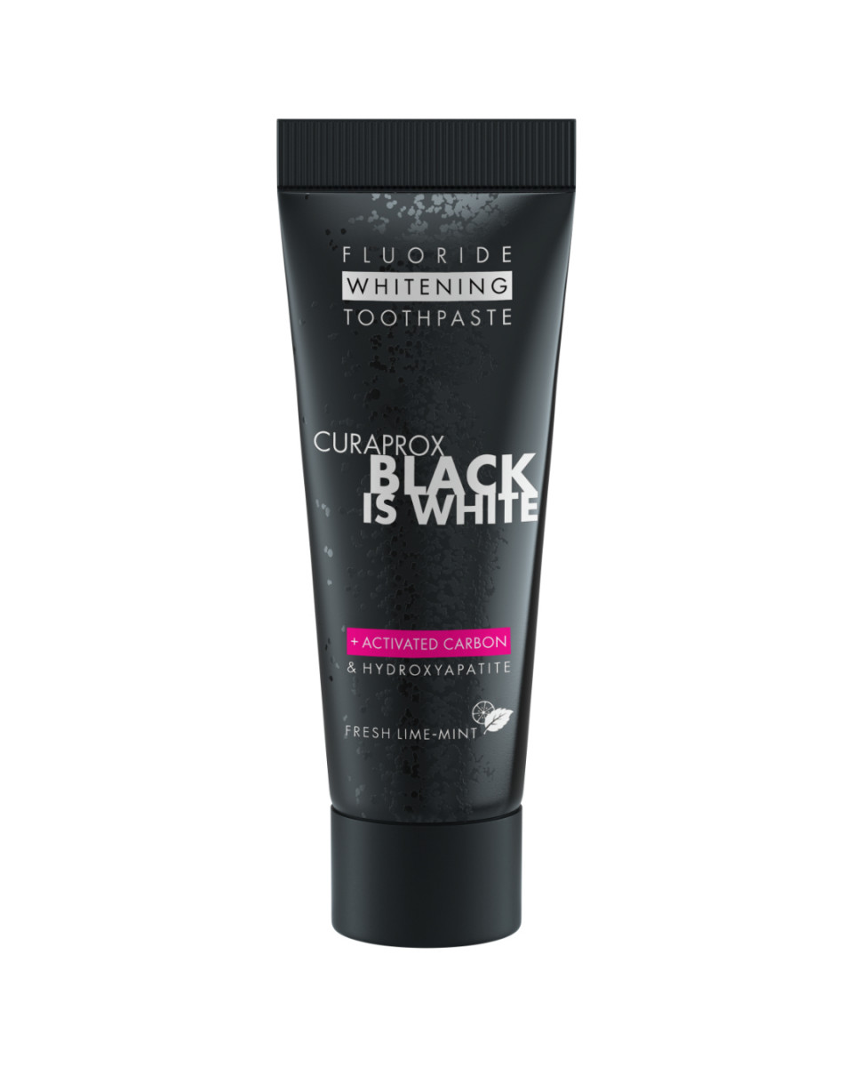 PASTA BLANQUEADORA BLACK IS WHITE 90ML CURAPROX