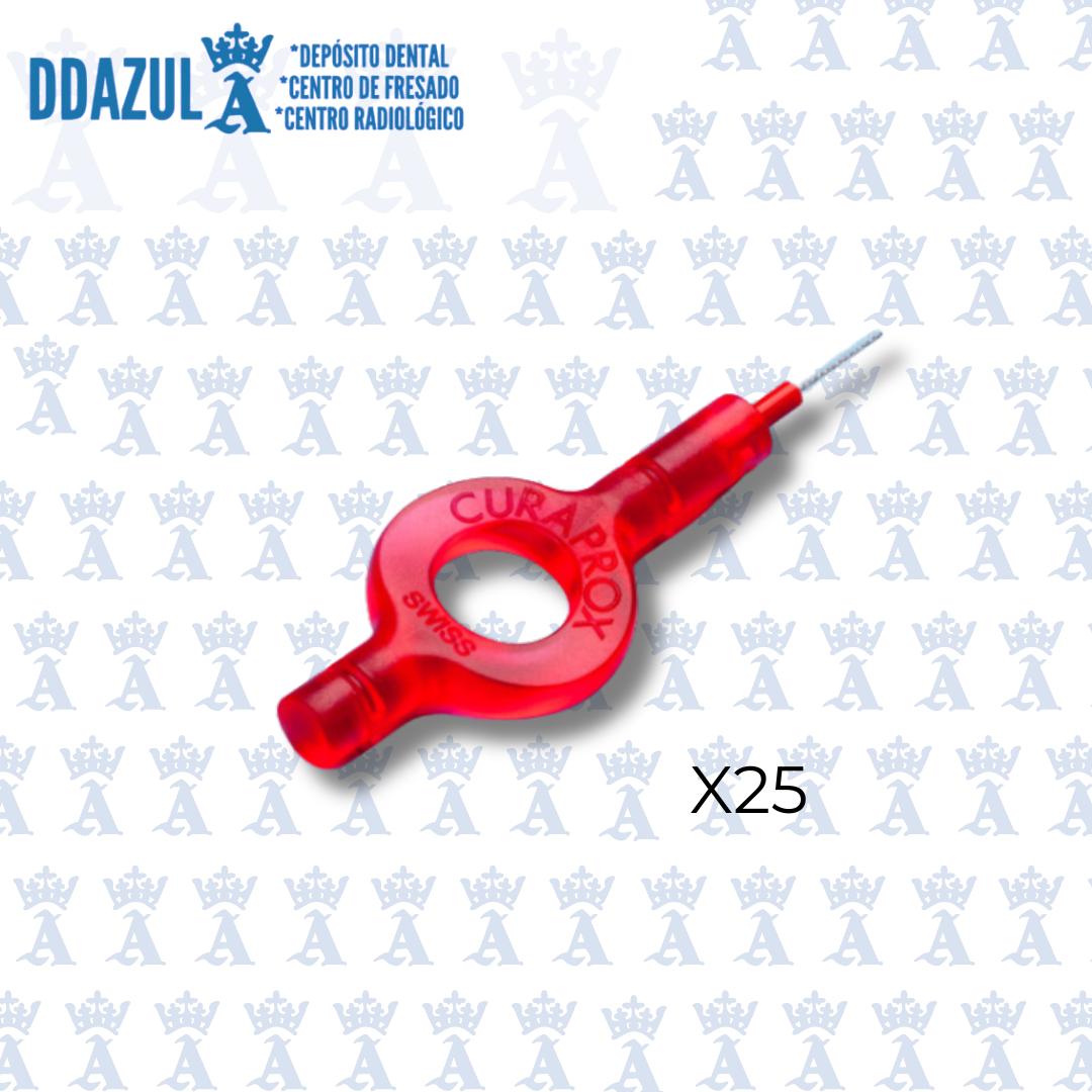 REPUESTO CEPILLO INTERDENTAL CPS 07 ROJO C/25 CURAPROX