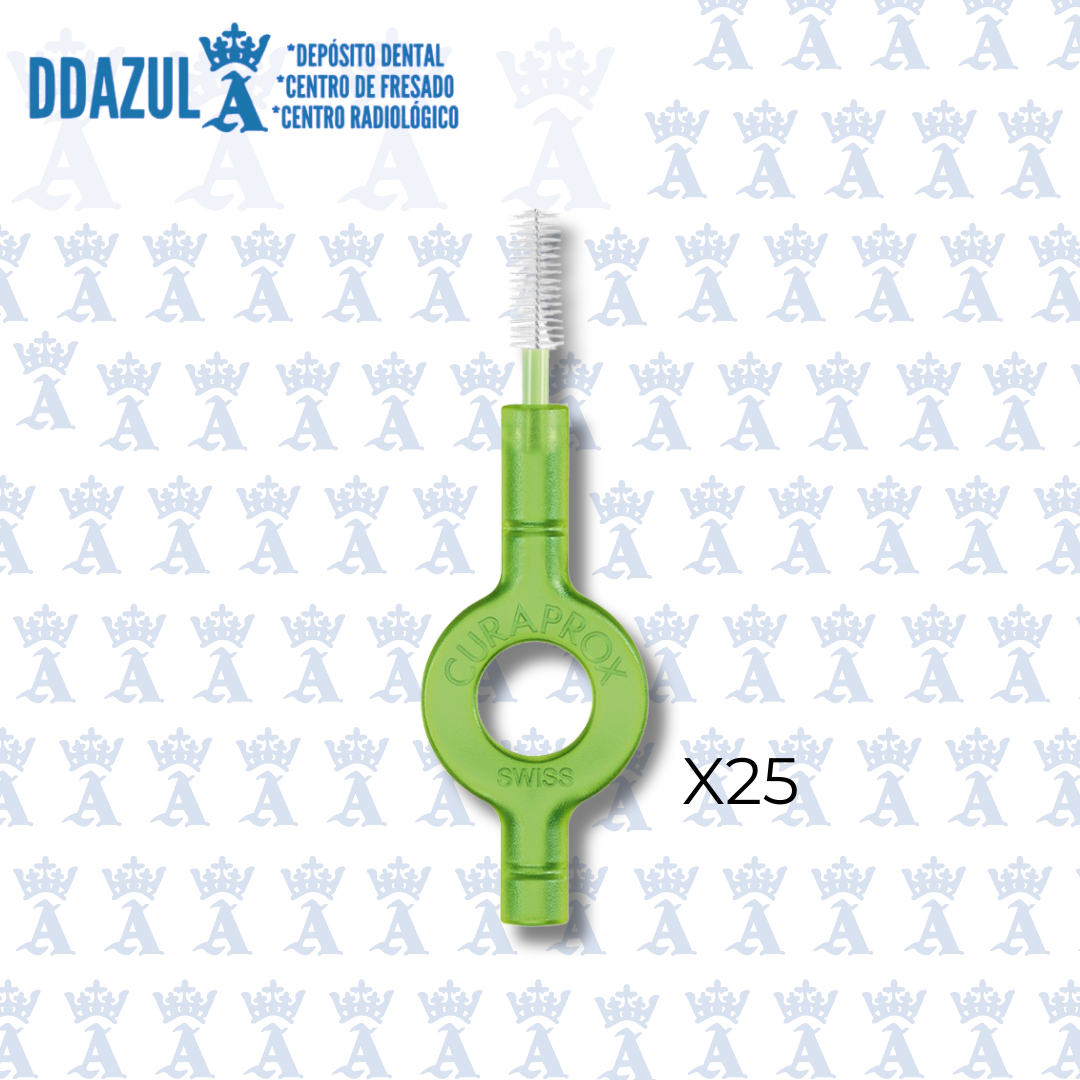 REPUESTO CEPILLO INTERDENTAL CPS 011 VERDE C/25 CURAPROX