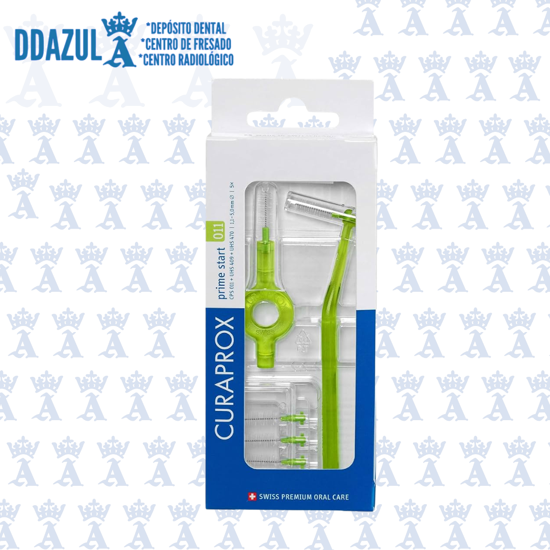 CEPILLO INTERDENTAL C/REPUESTO PRIME START 011 VERDE CURAPROX