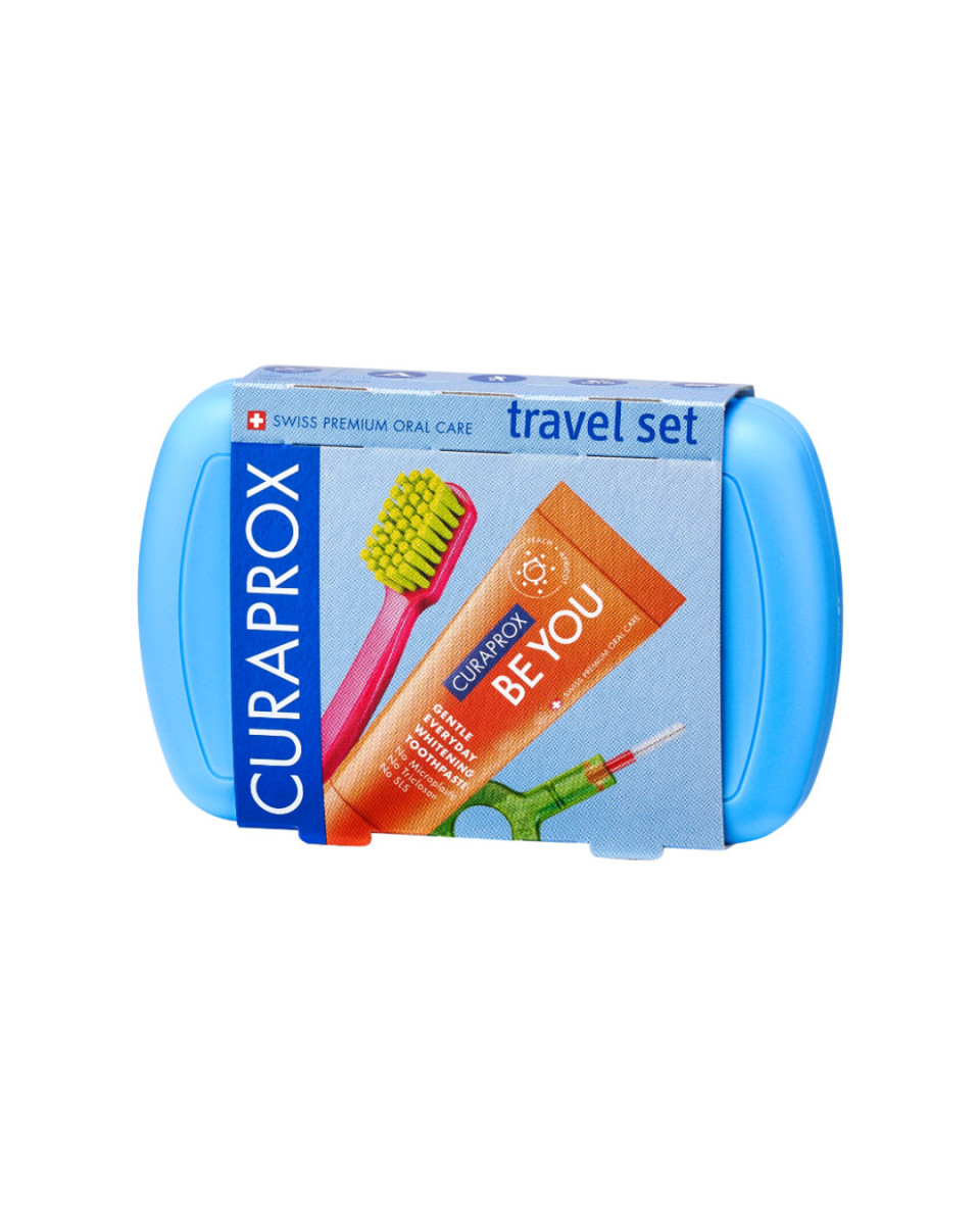 KIT VIAJERO AZUL TRAVEL SET CURAPROX