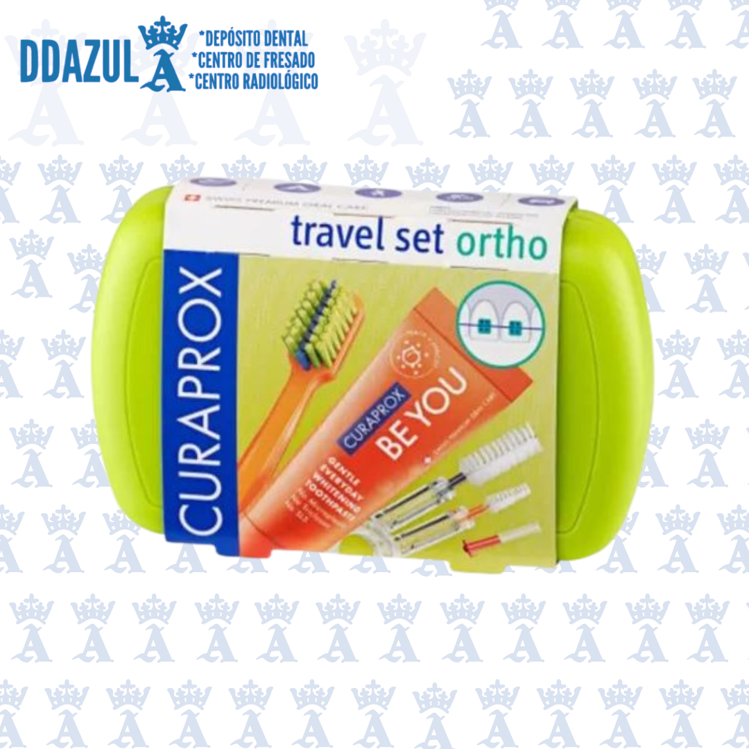 KIT VIAJERO ORTHO VERDE TRAVEL SET ORTHO CURAPROX