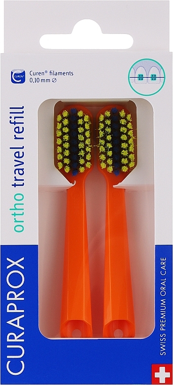 REPUESTO CABEZAL NARANJA P/CEPILLO CS 5460 SET ORTHO CURAPROX