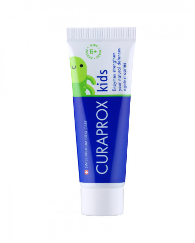 PASTA DENTAL INFANTIL C/FLUOR 10ML MINT CURAPROX