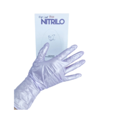 GUANTE UNISEAL NITRILO LILA XCH METALICO