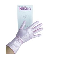 GUANTE UNISEAL NITRILO ROSA XCH METALICO