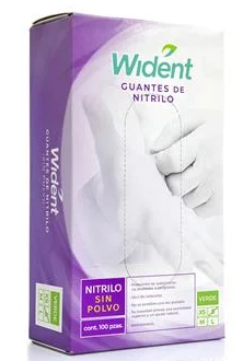 GUANTE NITRILO CH VERDE WIDENT