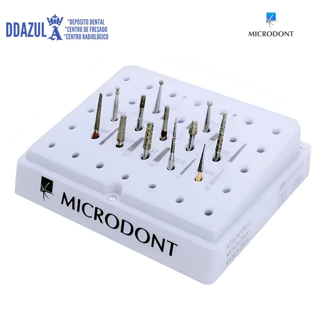 KIT INLAY ONLAY C/12 FRESAS MICRODONT