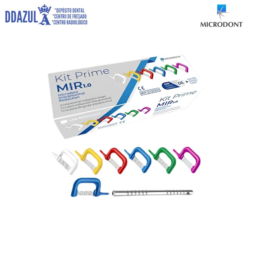 KIT DE TIRA INTERPROXIMAL MIR 1.0 PRIME C/6 MICRODONT